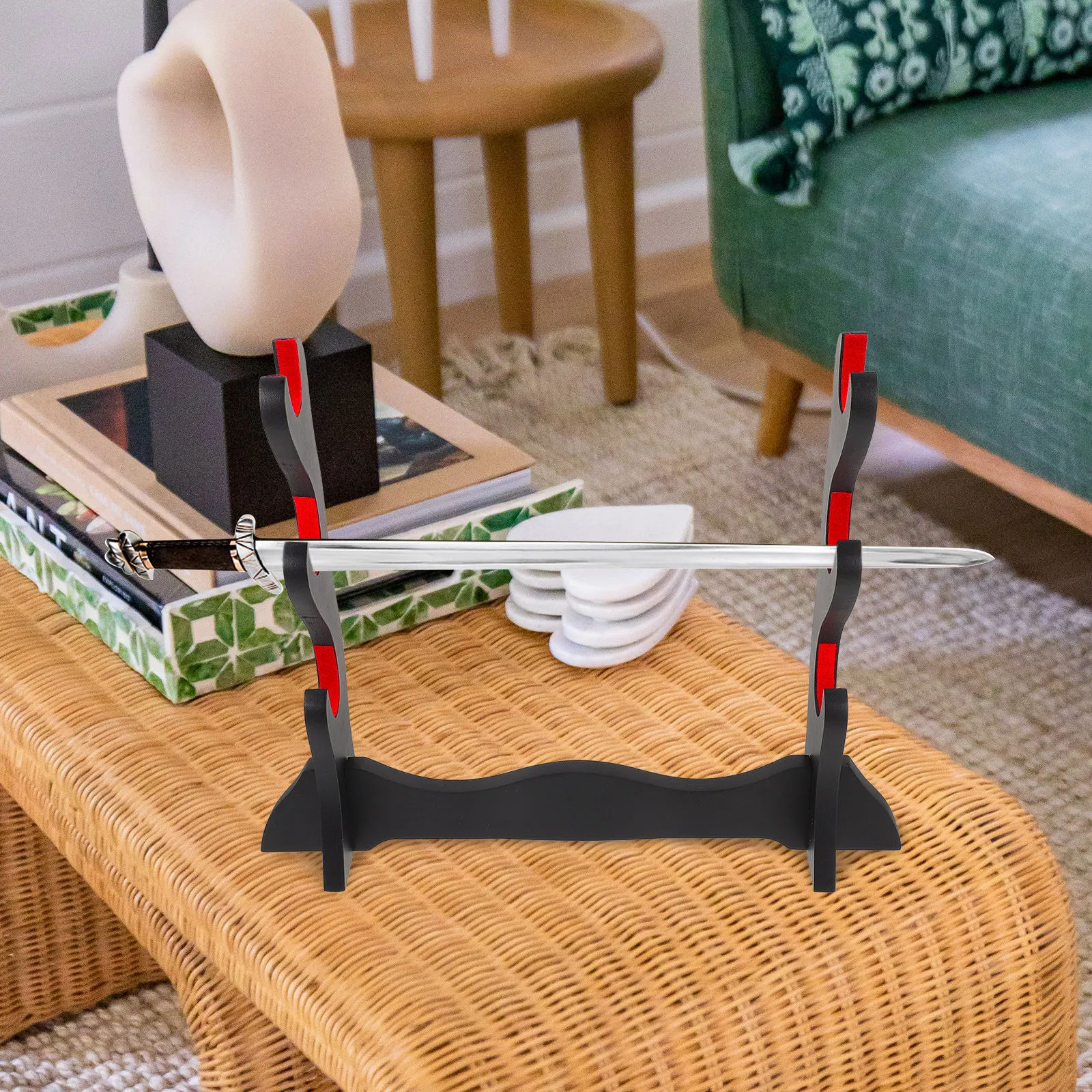 3-Layer Wooden Display Rack Sturdy Desktop Stand Organizer for Home Decor Household Storage Home Decor
