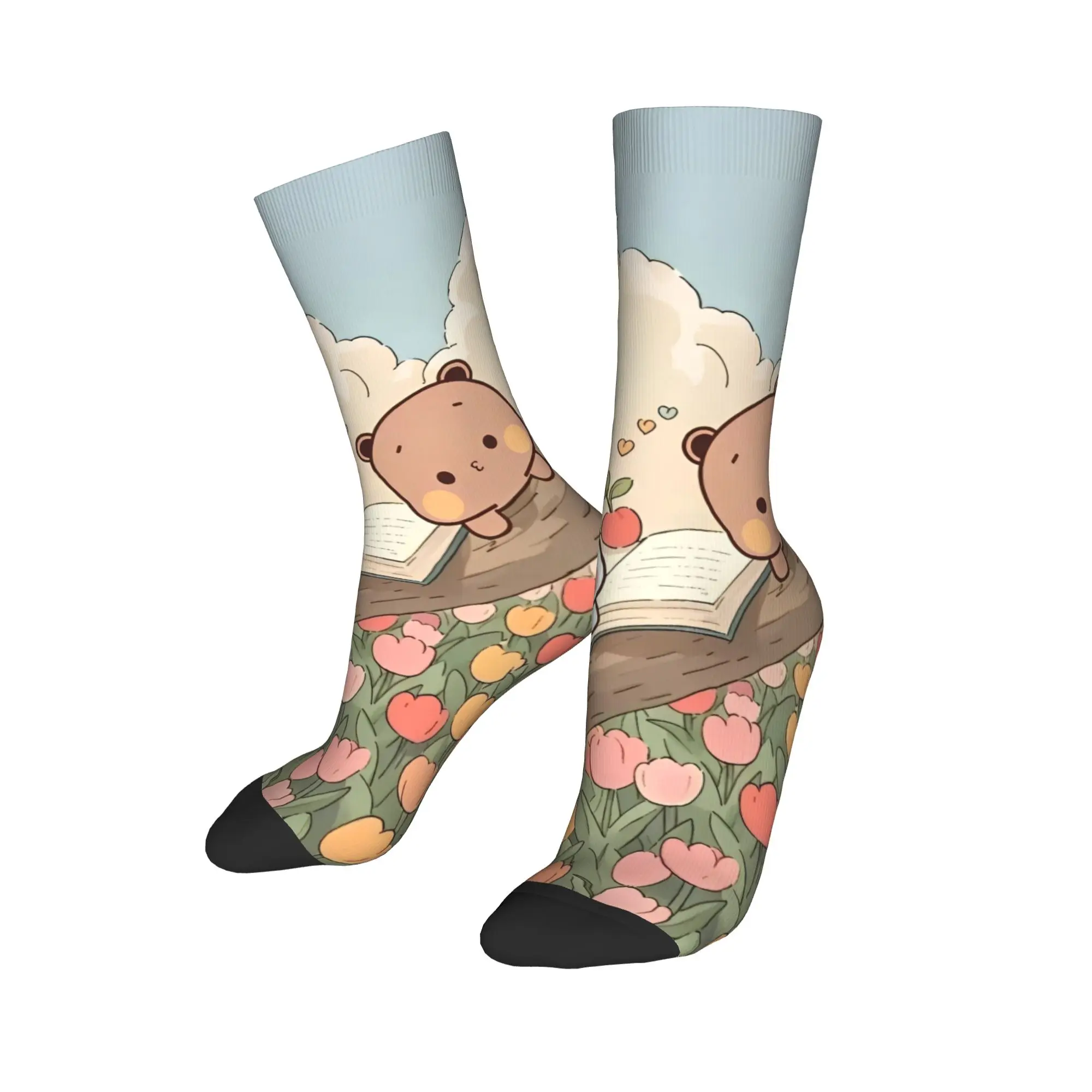 ブブとドゥドゥシリーズソックス秋ストッキング面白い男性用暖かいソフトソックスデザインランニングノンスリップソックス