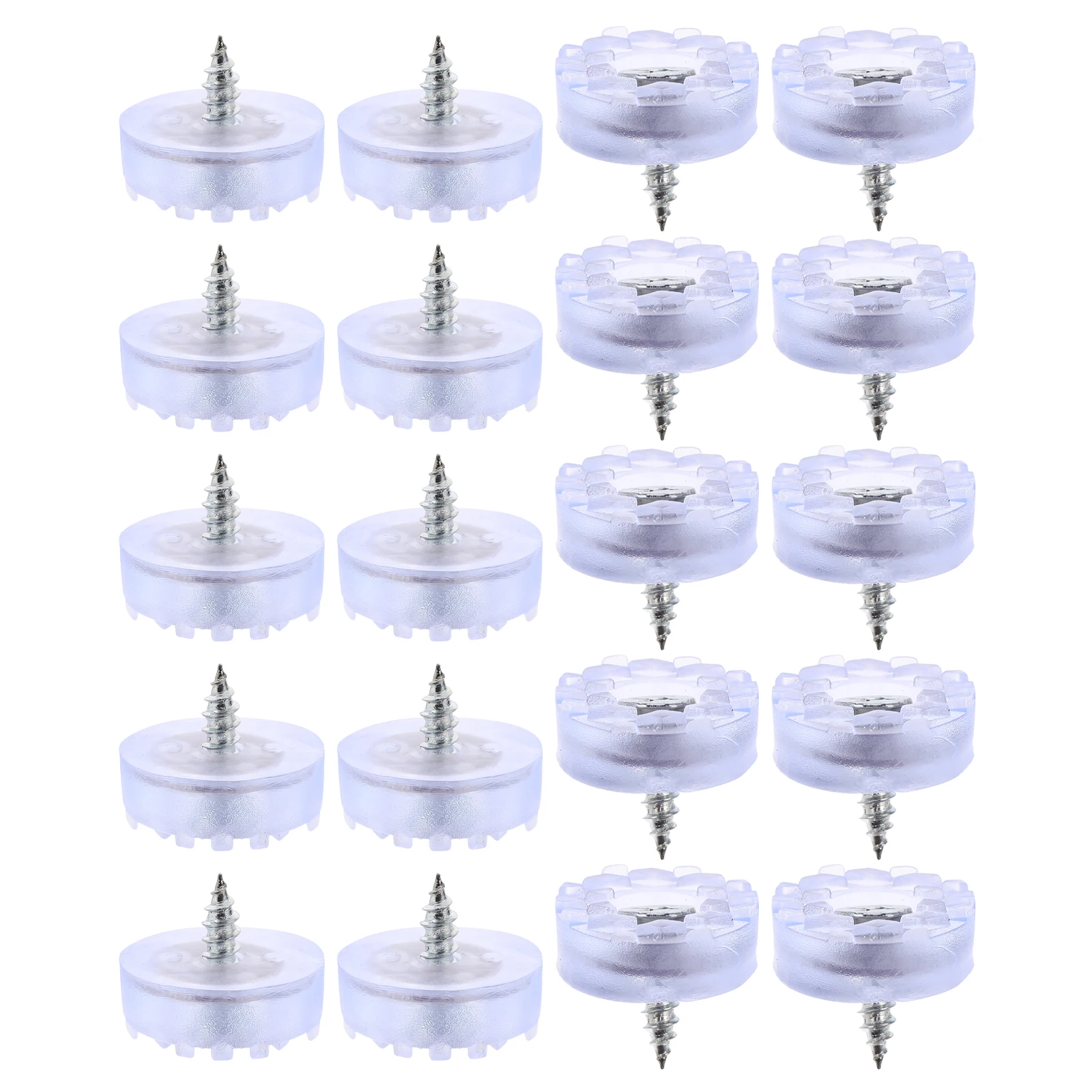 

20 pcs Furniture Pads Rubber Non-slip Quiet Couch Table Chair Legs Attachable Riser Rubber Furniture Feet Home Office