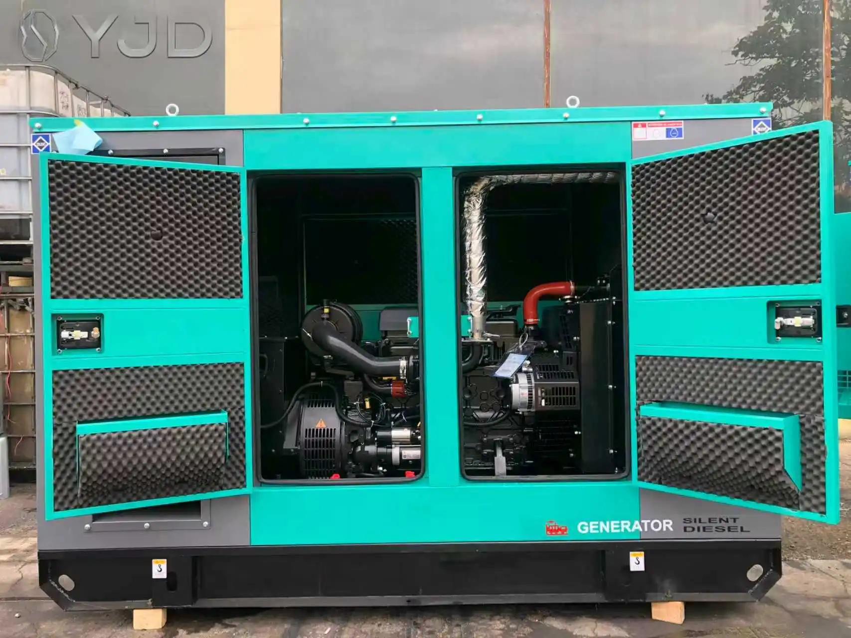 We-Chai WP4.1D66E200 66KW 80KVA Super Silent Type Gentsat Diesel Generator Three Phase Diesel Alternator Diesel Generator Stator