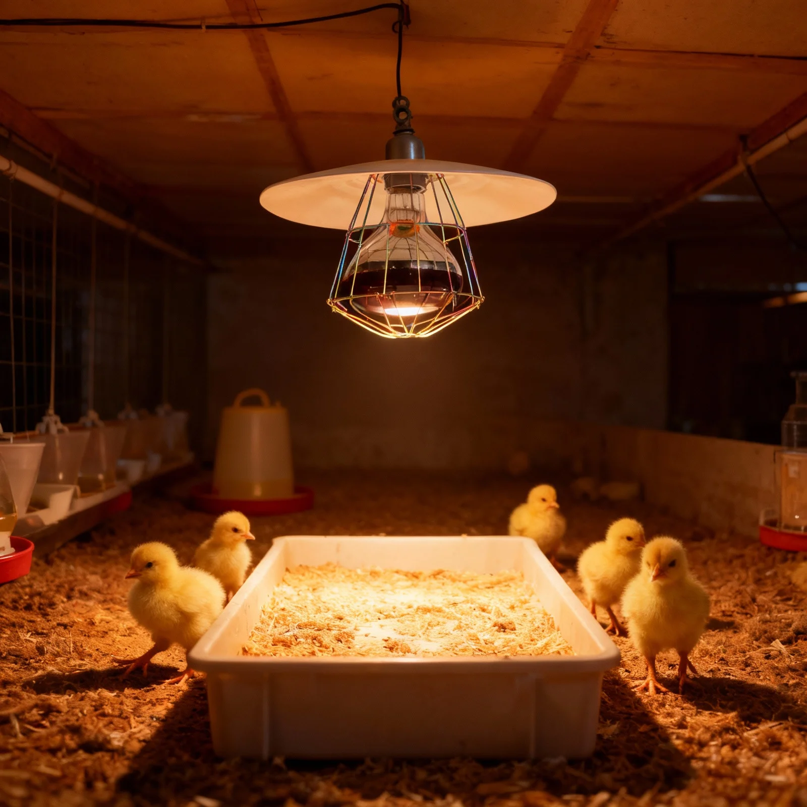 

1 шт. Мощная лампа для обогрева животных, изолированная тепловая лампа для инкубаторов, клеток, курятников, террариумов, безопасное обогревание