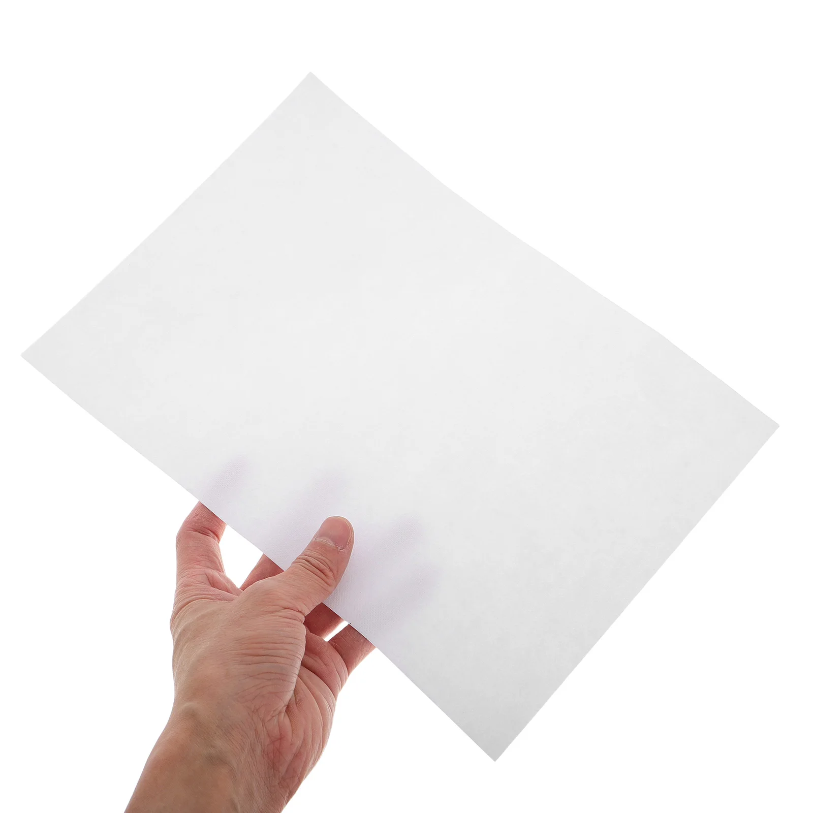 

7 Pcs Water Soluble Embroidery Stabilizer Non-woven Paper Adhesive Backing Wash Away Fabric For DIY Projects Transfer Patterns