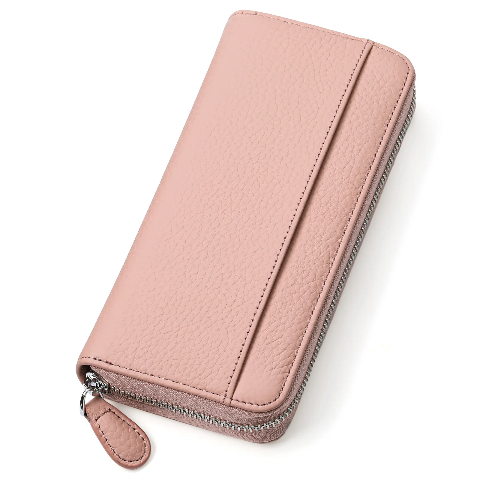 

Zency Genuine Leather Women's Wallet Long Multi Card Position Large Capacity Coin Purse Bag Pouch Ladies Clutch Bag Rfid