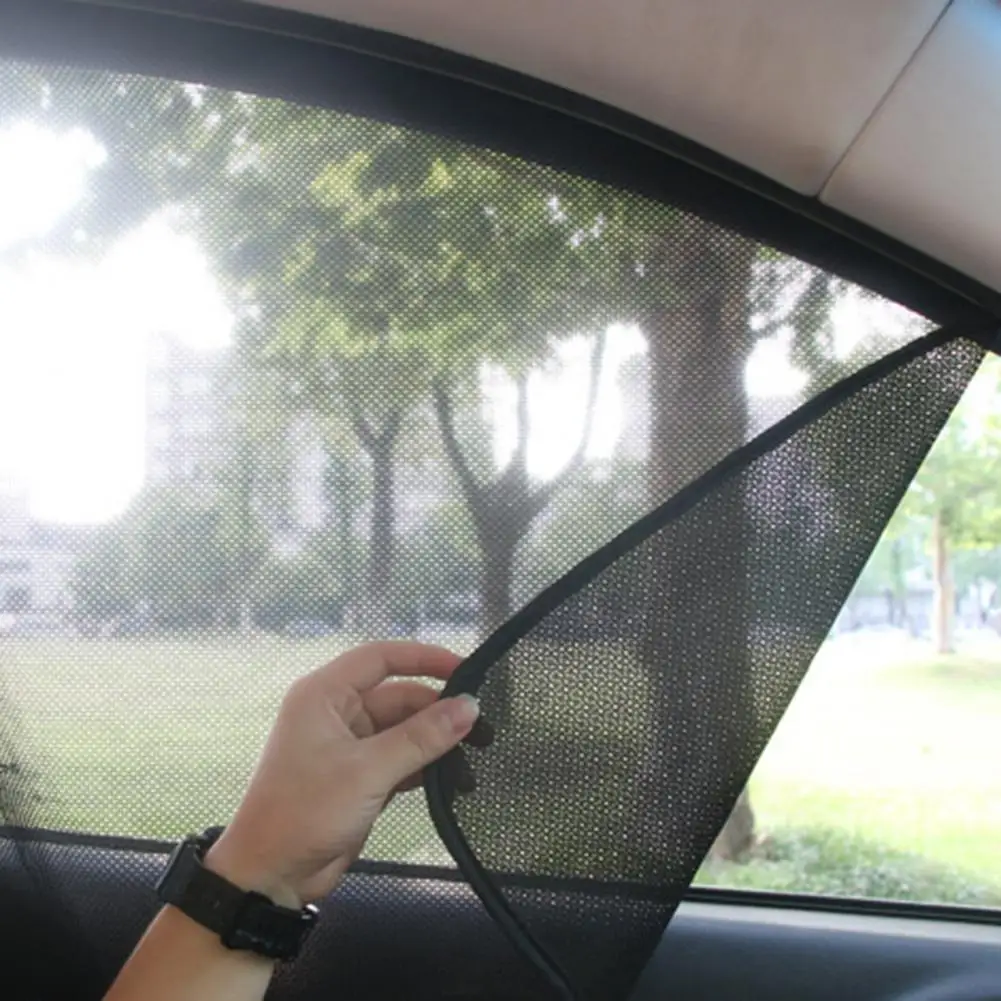 

Side Window Sunshade Premium Magnetic Car Sunshade Foldable Mesh Design Uv-proof Protection for Windshield Side Windows Easy