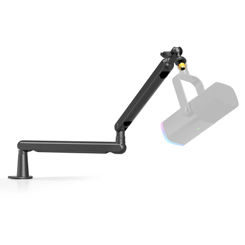 Imagen 1 del producto Soporte de micrófono de brazo de perfil bajo ajustable FIFINE con gestión de cables/soporte de escritorio, pluma de suspensión para Ampligame AM8-BM88 K688