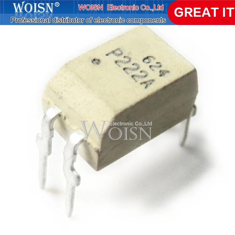 10PCS TLP222A P222A DIP-4 Optocoupler Photoelectric coupling In Stock