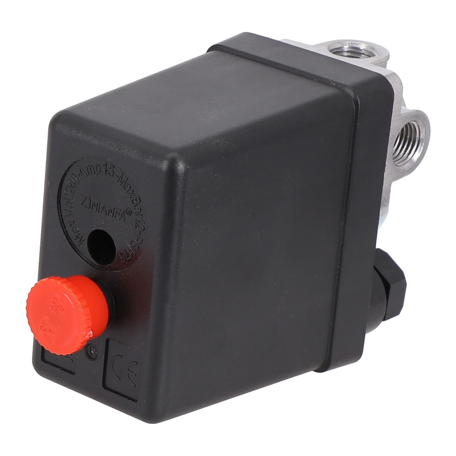 Heavy Duty Air Compressor Pressure Switch Metal 240V Valve Save Electric Energy ON/OFF Auto Control 16A Control