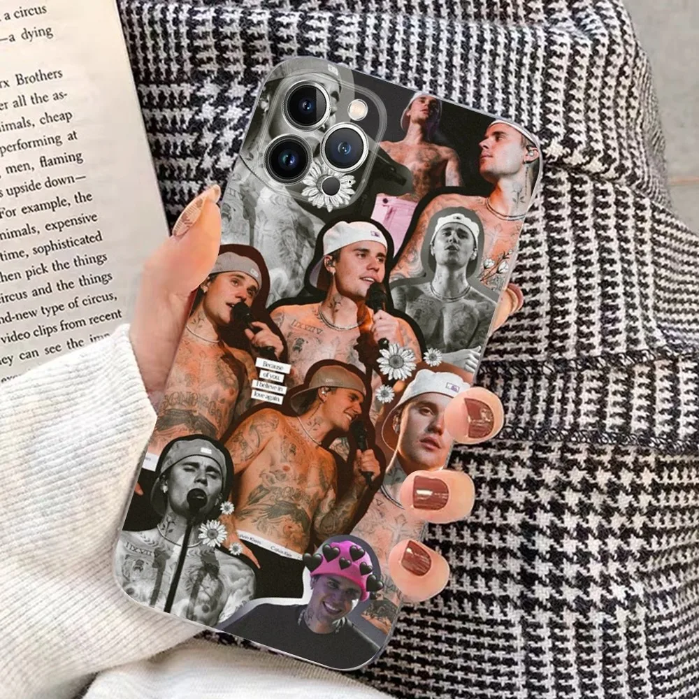 Fashion J-Justin B-Bieber Phone Case For iPhone 15 14 13 12 Mini 11 Pro XS Max X XR SE 6 7 8 Plus Soft Silicone Cover