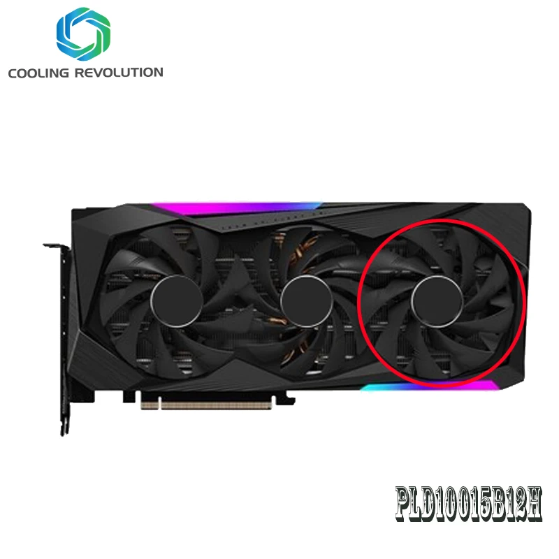 Imagem -05 - fã de Gráficos para Gigabyte Aorus Geforce Rtx 3060 ti Rtx 3070 Mestre Pld10015b12h Dc12v 0.55a Rtx3060 ti Rtx3070