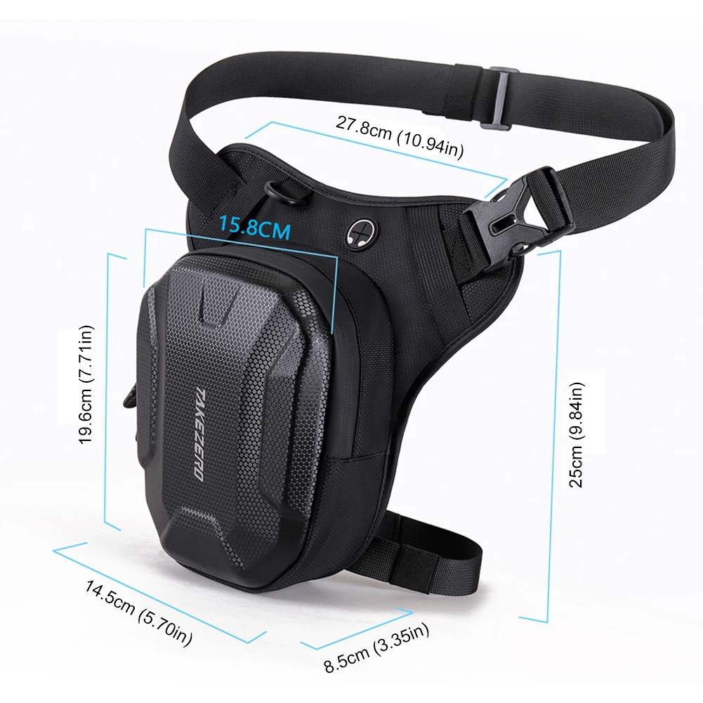 Bolsa para perna de motocicleta, à prova d'água, grande capacidade, cinto para coxa de bicicleta, esportes ao ar livre, passeio