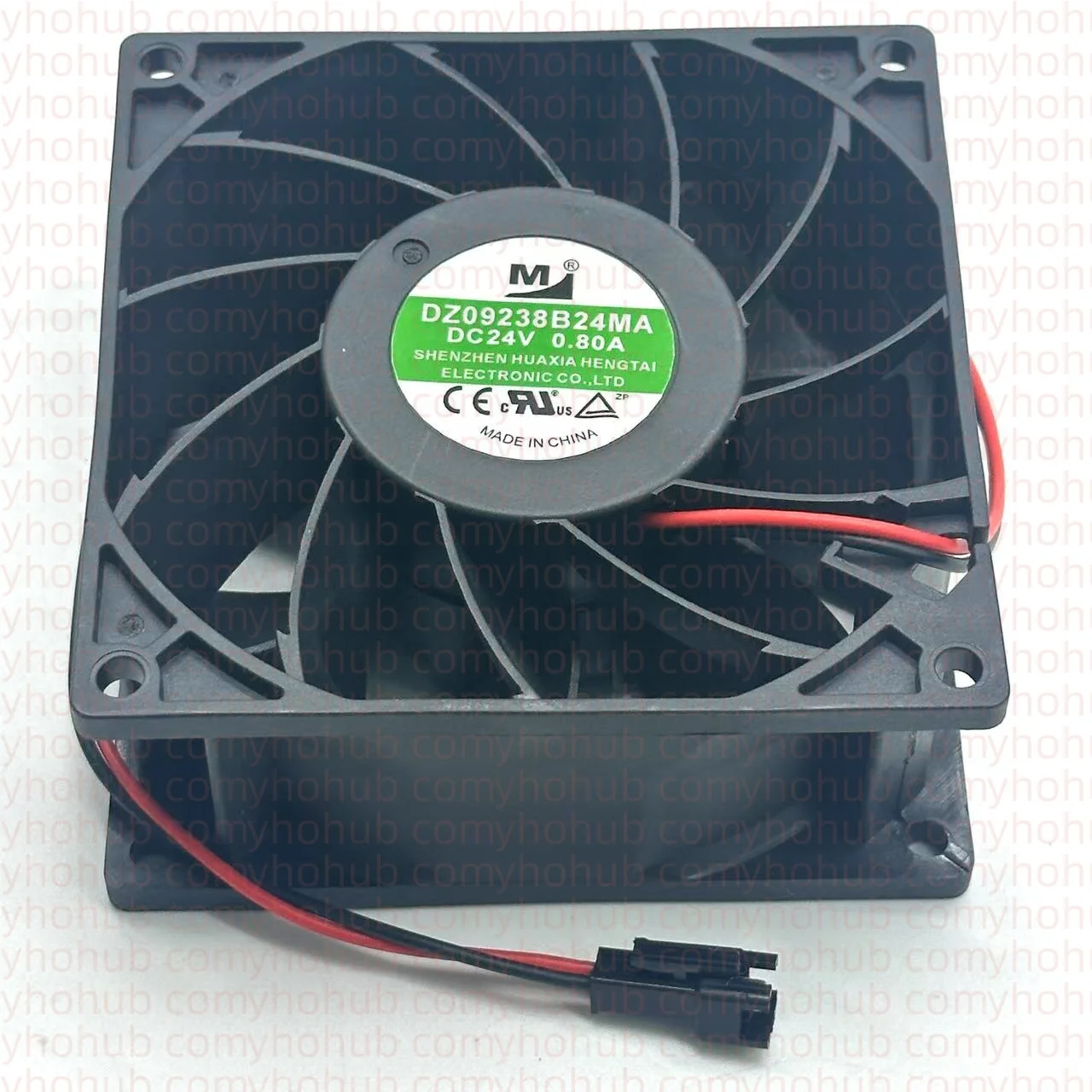 M DZ09238B24MA DC 24V 0.80A 90x90x38mm 2-Wire Server Cooling Fan