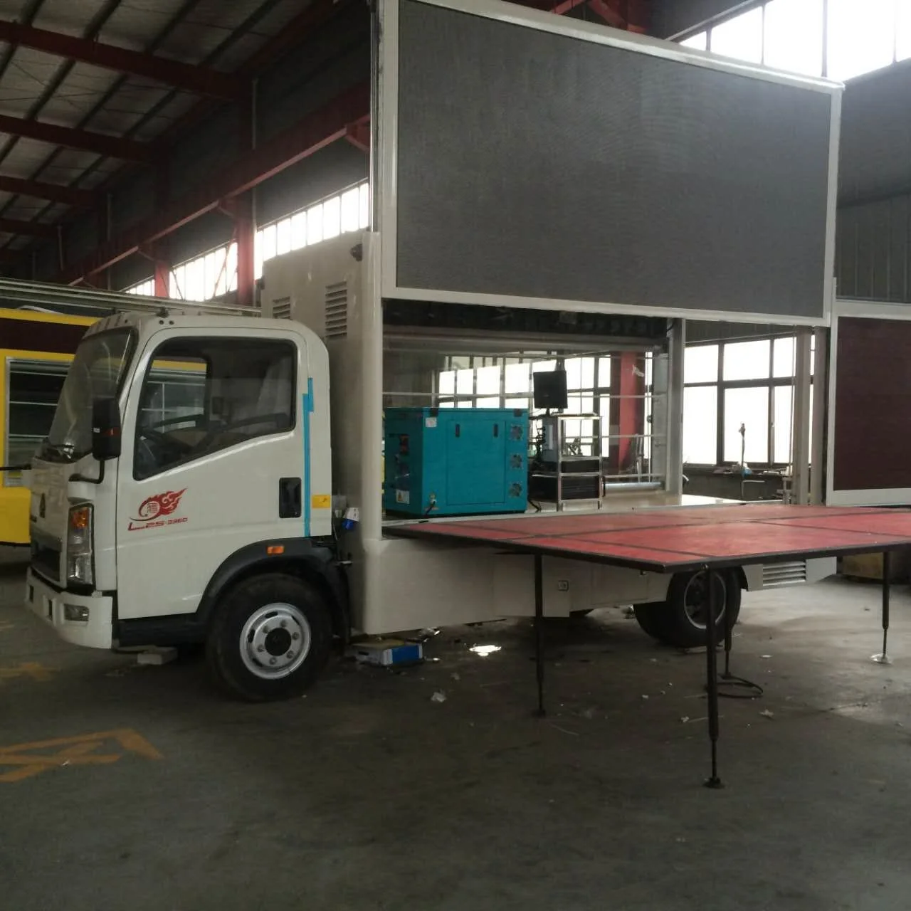 Hohe Helligkeit Mobile Digital Billboard LED Van Werbung Bildschirm Outdoor P4 P5 P6 LKW LED Display