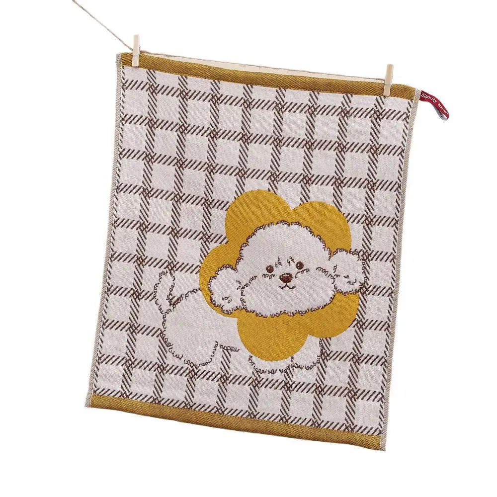 مناشف أطباق شاش قطن للمطبخ 35*40 سم 3 قطع كرتون رقيق 8 أنماط