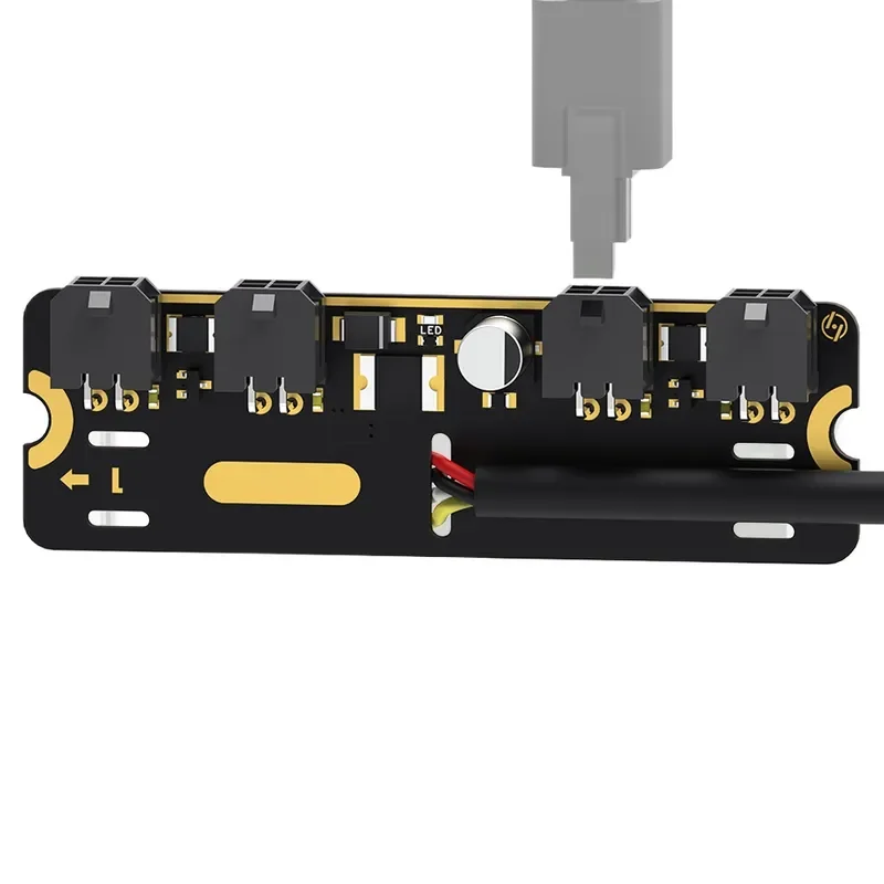 4 Port USB Hub Docking Station Power Supply Signal Cable Protector for Bambu Lab 3D Printer Accessories Full Range Compatible