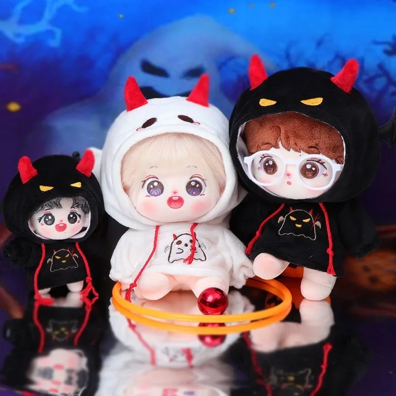 1 PC Hoodie Sweater Clothes for 20cm Idol Dolls Cartoon Outfit Accessories Suit for Super Star Cotton Doll  Halloween Gift Toy