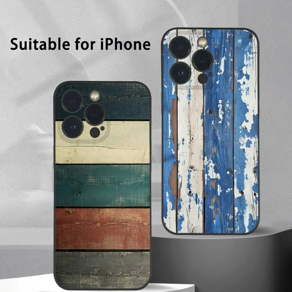 

Forest Geometry Wood Nature Phone Case For IPhone 16 15 14 13 12 11 Pro Max Plus Mini Frosted Soft Shell Funda