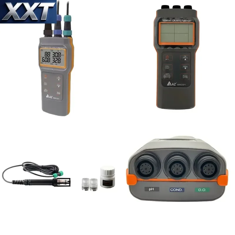 Портативный измеритель качества воды XXT 86031 (IP67) для определения pH/проводимости/TDS/солености/растворенных веществ для лабораторного и полевого использования