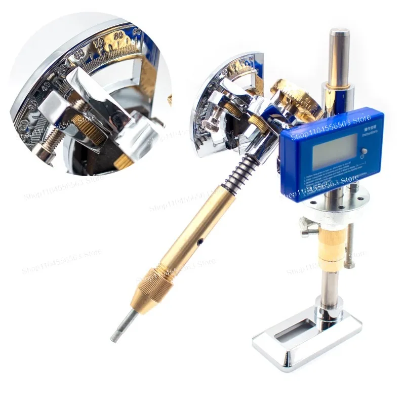 Digital Angle Display Gemstone Faceting Manipulator - High-Precision, 32/64/72/80/96 Index Gears (Faceting Machine Part)