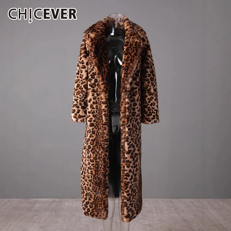 

CHICEVER Hit Color Spliced Folds Chic Jacket Female Lapel Long Sleeve Loose Temperament Women's Jackets Winter New Style Fashion