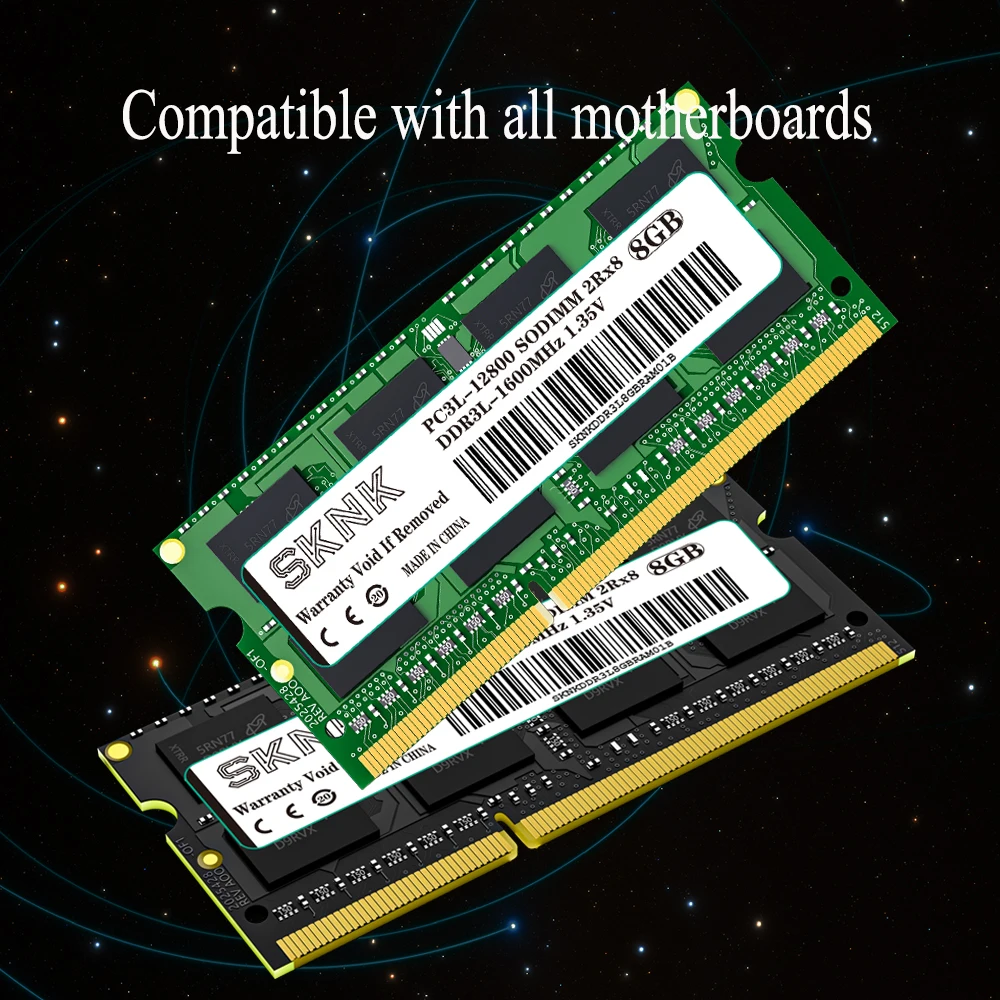 DDR3L 4GB 8GB 16GB Memoria Ram 1060MHZ 1333MHZ 1600MHZ 1866MHZ DDR3L 204pin Notebook Sodimm laptop ram Geheugen 8gb ddr3l