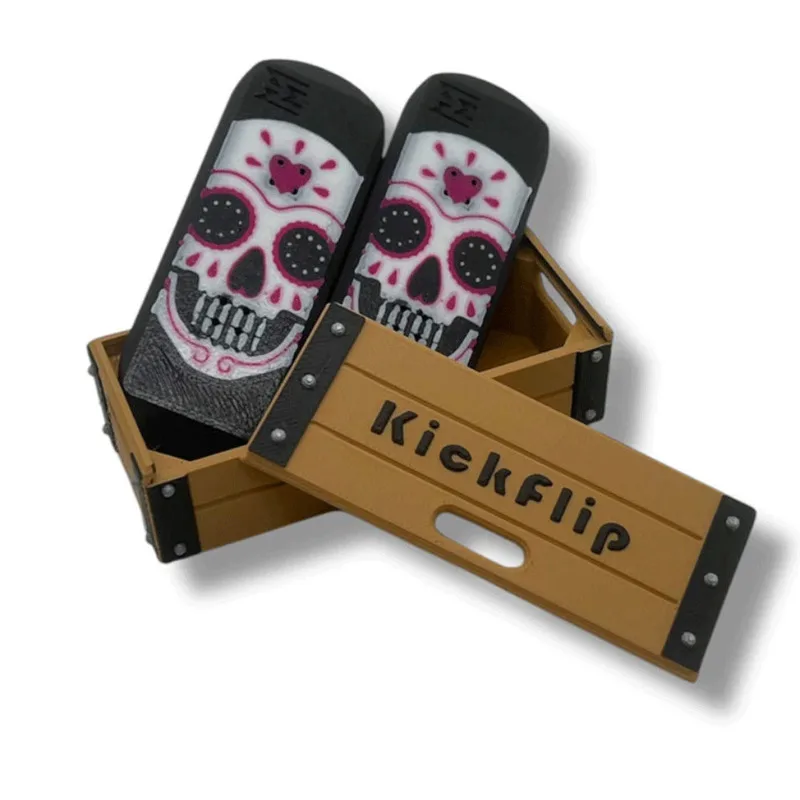 Kickflip – Mini Skateboard magnétique à doigts, nouveauté imprimée en 3D, jouet anti-Stress, Puzzle, cadeau pour amis, activité de loisirs