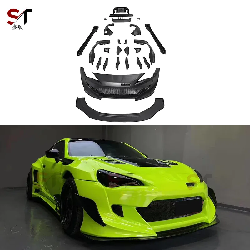 

Suitable for Toyota GT86 Subaru BRZ Rocket Rabbit third generation wide body surrounded front bar wheel eyebrow wind rear lip si