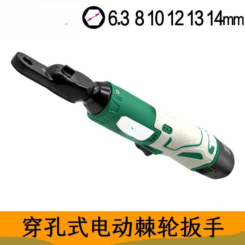 90‑Degree Right Angle Hollow‑Through Cordless ElectricWrench Perforated Thread‑passing Lithium Screwdriver For Narrow Space Work