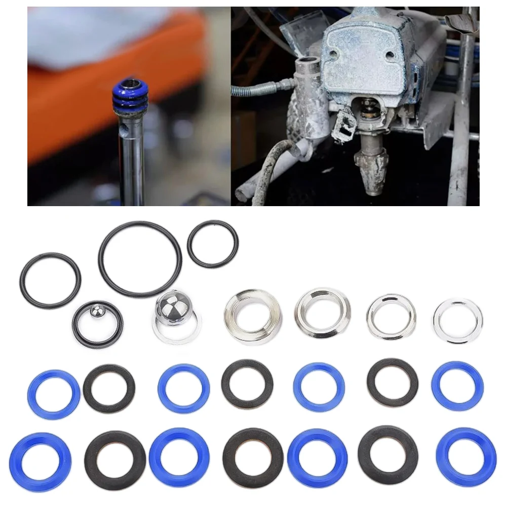 

248213 Repair Kit Sprayer Repair Kit For Rebuilding Sprayers Good Sealing Effect Silicone Materials Stainless Steel