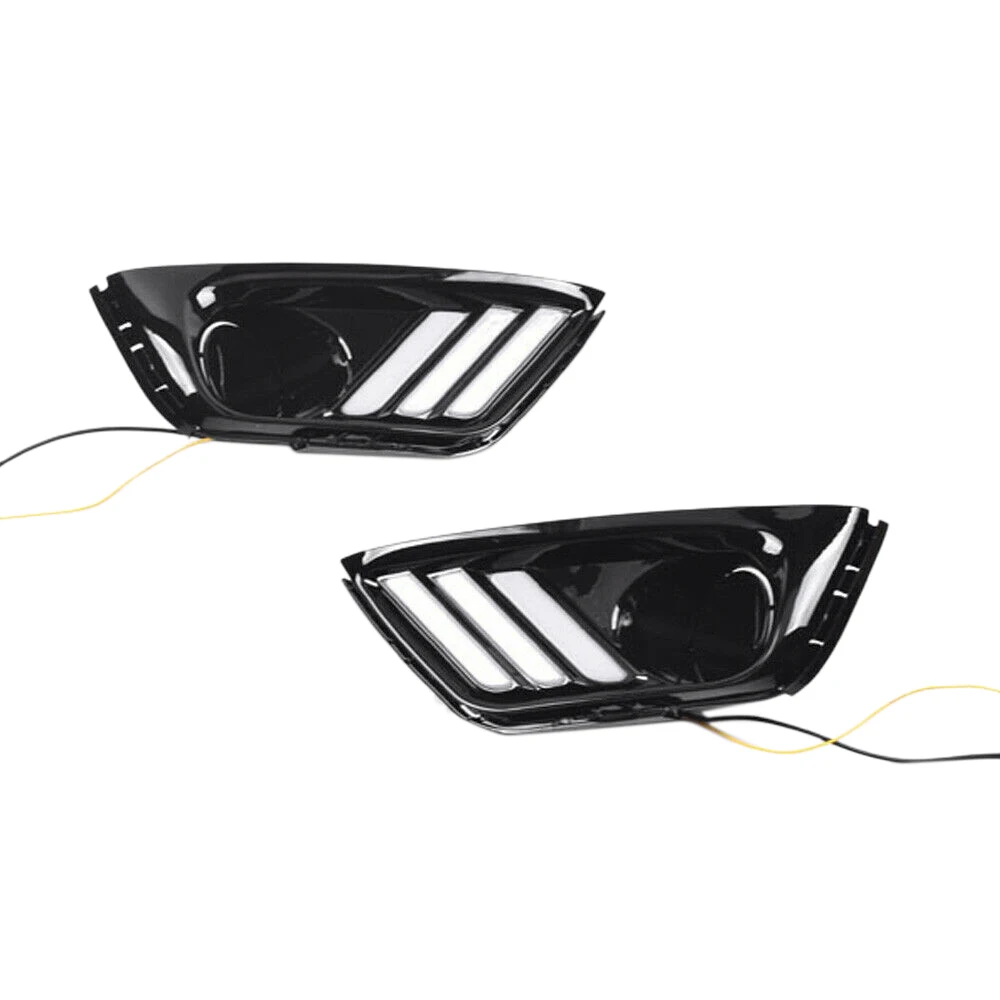 for Compass 2017-2019 1 Pair LED DRL Daytime Running Light/Front Fog Light Lamp (L+R)