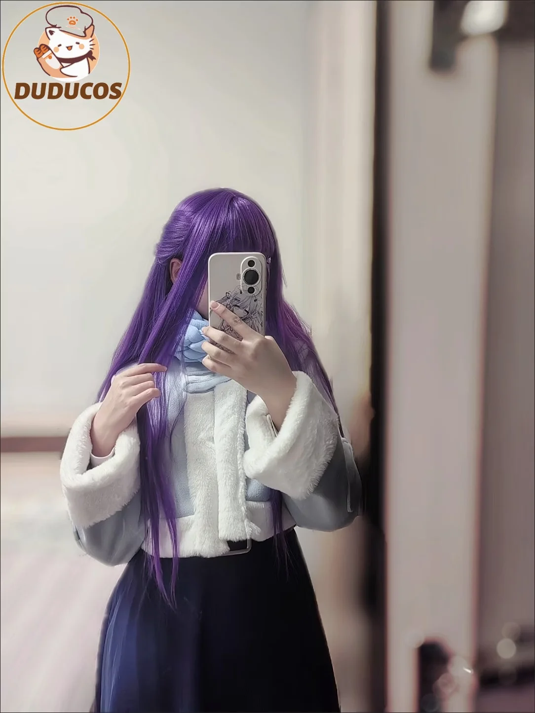 IN STOCK Fern Cosplay Costume Anime【XS-2XL】DUDU-R Women Winter Fern Frieren Himmel Christmas Costume Plus Size - view 4