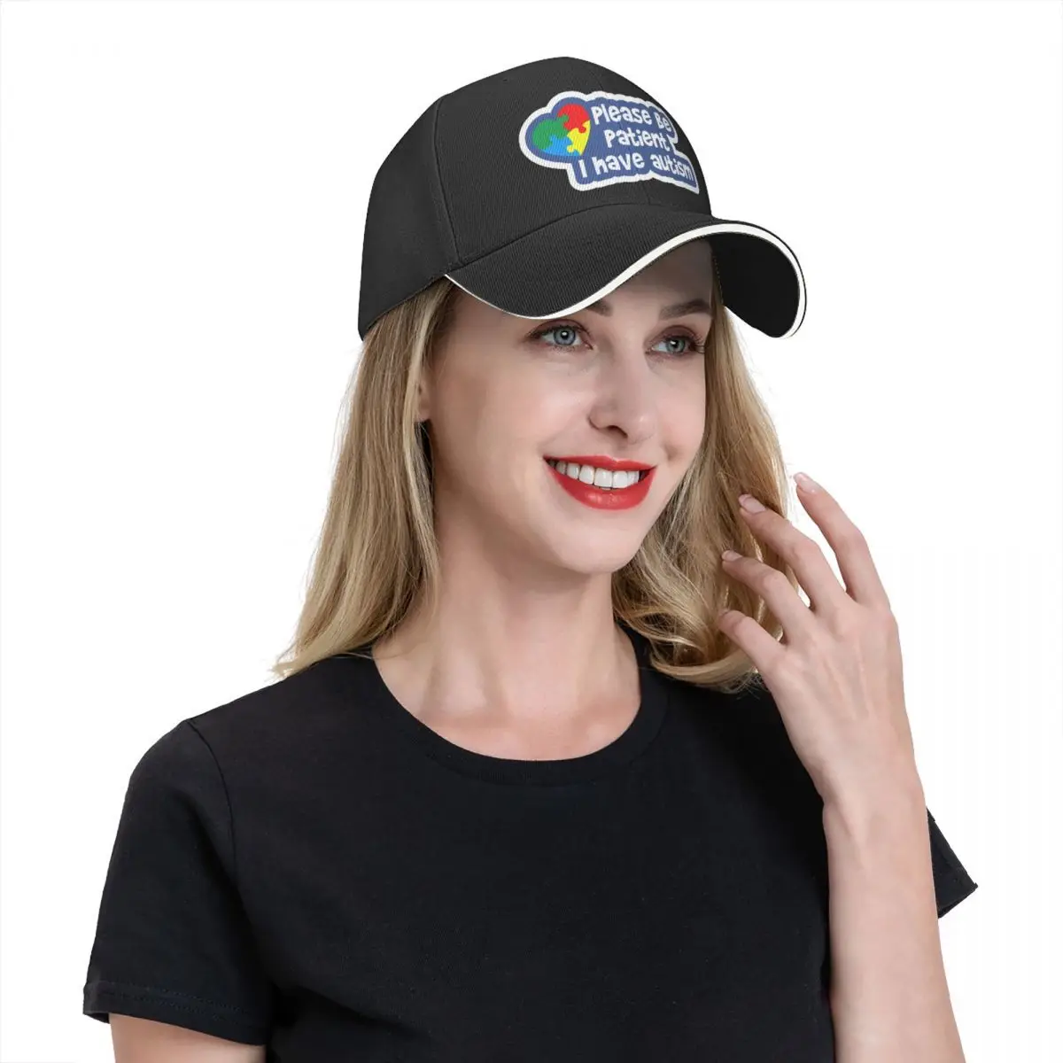Please Be Patient I Have Autism 1045 Cap Women Hat Hats Woman Cap For Women Cap Free Shipping Man Hat Baseball Cap image 5