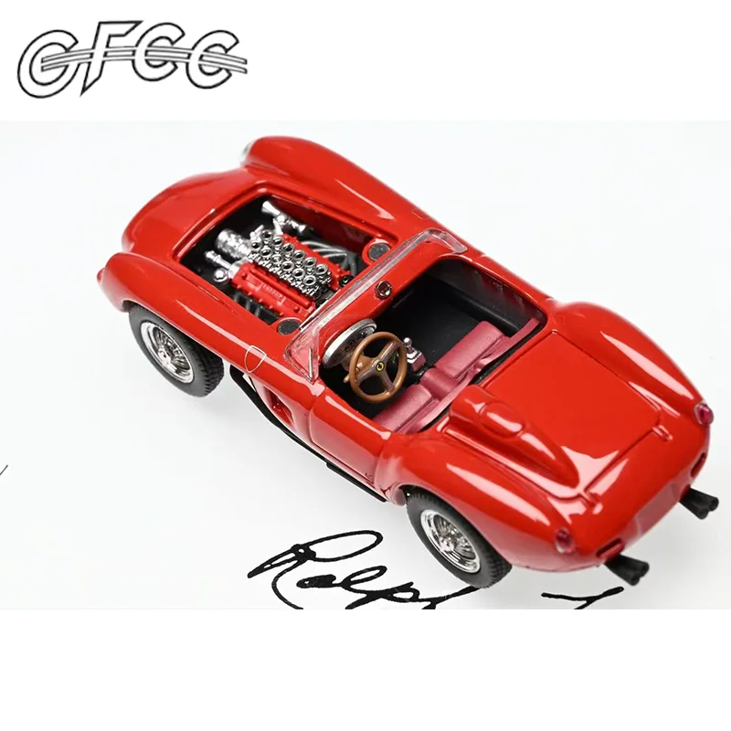 الأسهم الجديدة Gfcc 1:64 250 Gt كاليفورنيا 250 تيستا روسا Tr محاكاة سبيكة مصغرة يموت الصب نموذج سيارة مخصص ألعاب أطفال هدية