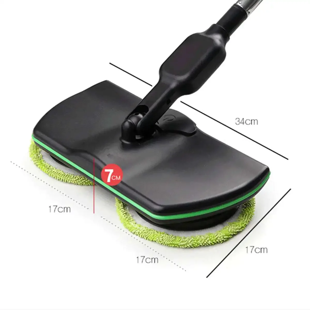 1 Set Rechargeable Cordless Rotary Electric Mop Floor Home Cleaner Wireless Scrubber Polisher 360 Spin Household Cleaning Tools