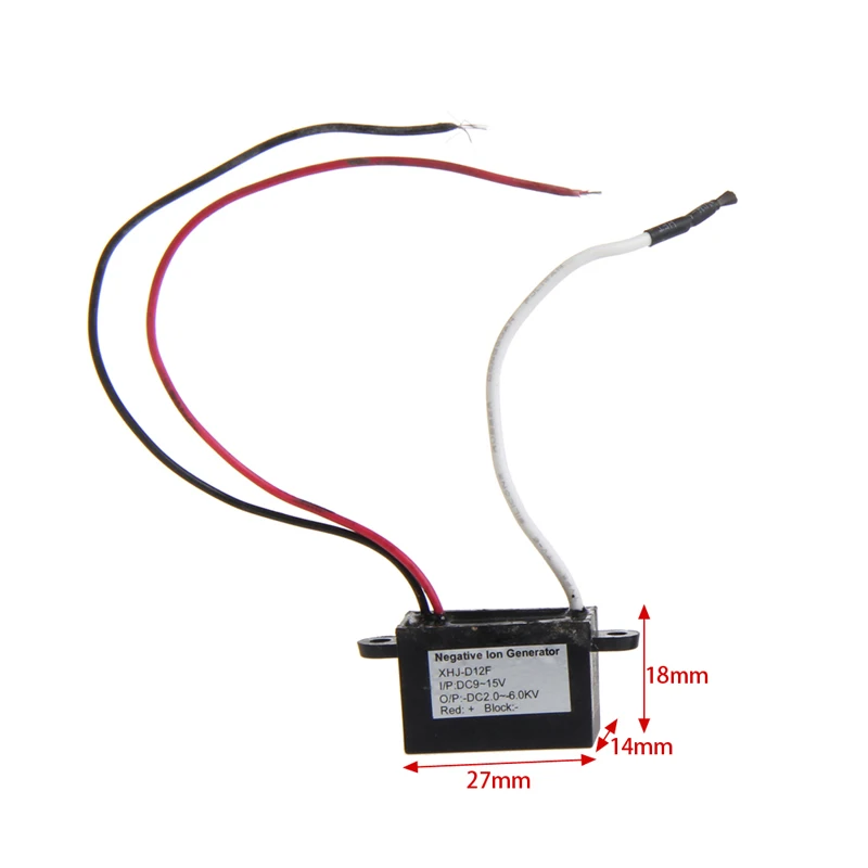 Purificador de aire de 12V CC, ionizador, generador de aniones de iones negativos, limpiador para coche