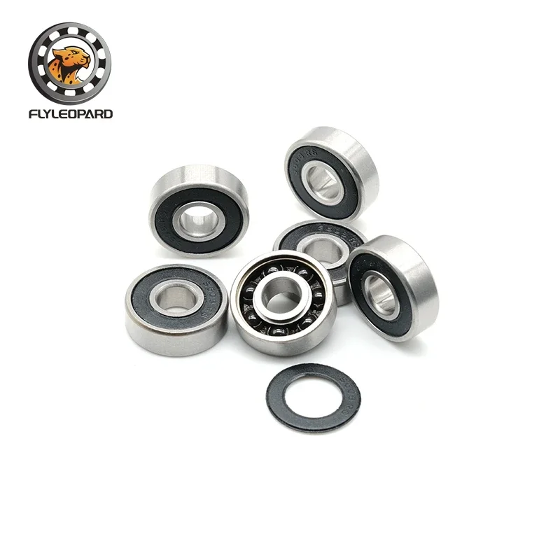 2PCS S608RS Hybrid Ceramic Si3N4 Ball Bearing 8x22x7 mm Bicycle Bottom Brackets & Spares Rear wheel 608 RS 2RS Ball Bearings