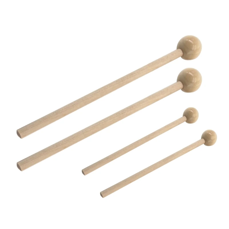 2pcs Ethereal Drumstick Round Head Drum Sticks Hammers Percussion Mallets