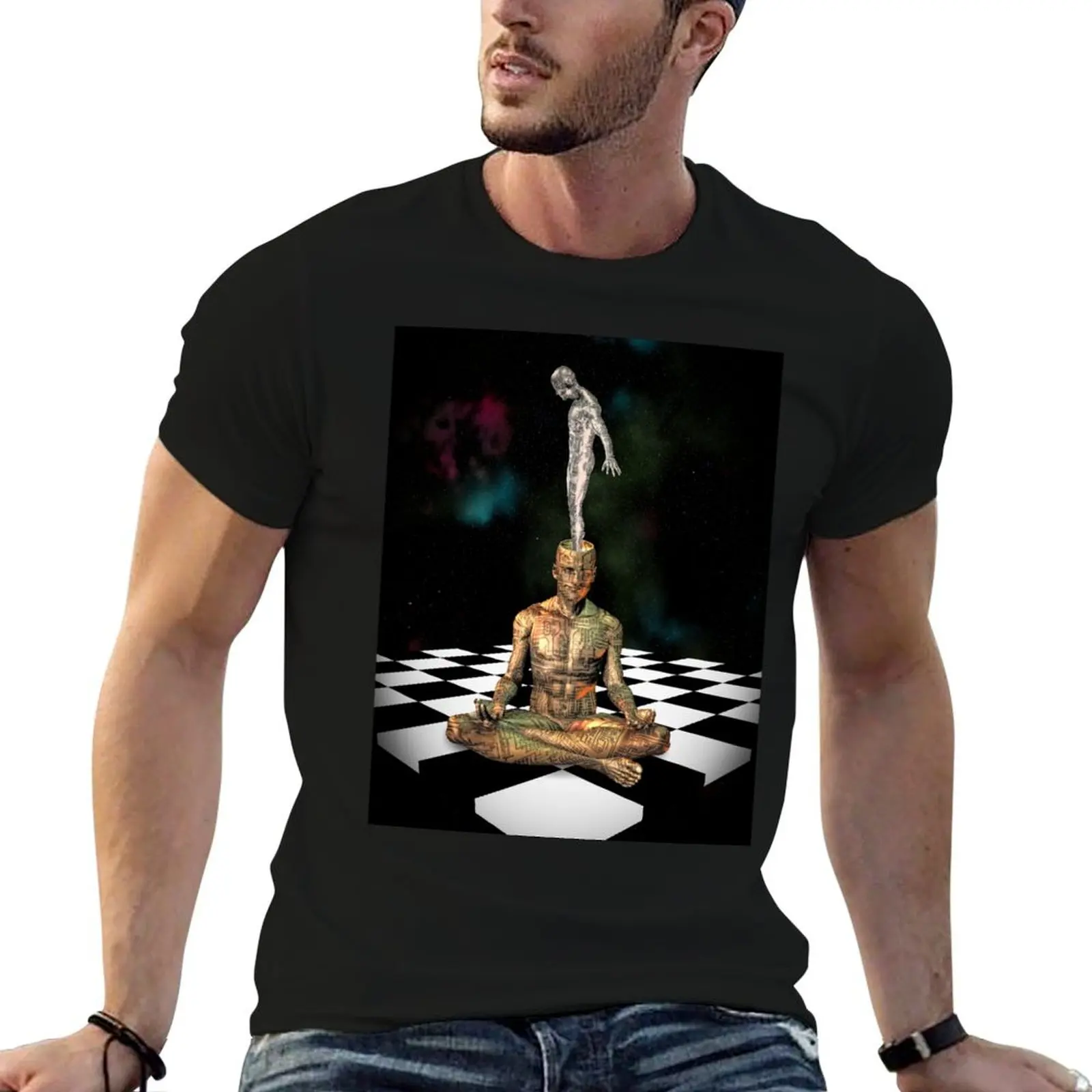 Cyborg soul T-Shirt Work Comfort T-Shirt for Men