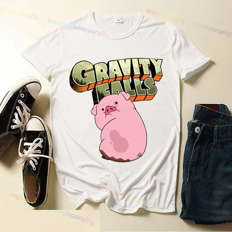 Funny -Gravity-Falls- Classics Cute Cartoon Anime Shirt Unisex Graphic T-shirt Streetwear Casual Wear Outdoor Clothing