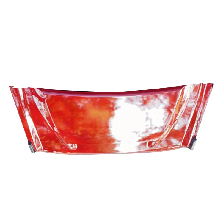 

NEW Musixia Car Hood With Hydraulic Rod for Ford Bronco 2021+ Exterior Accessories Red Fiberglass Hood Manufacturer Wholesale