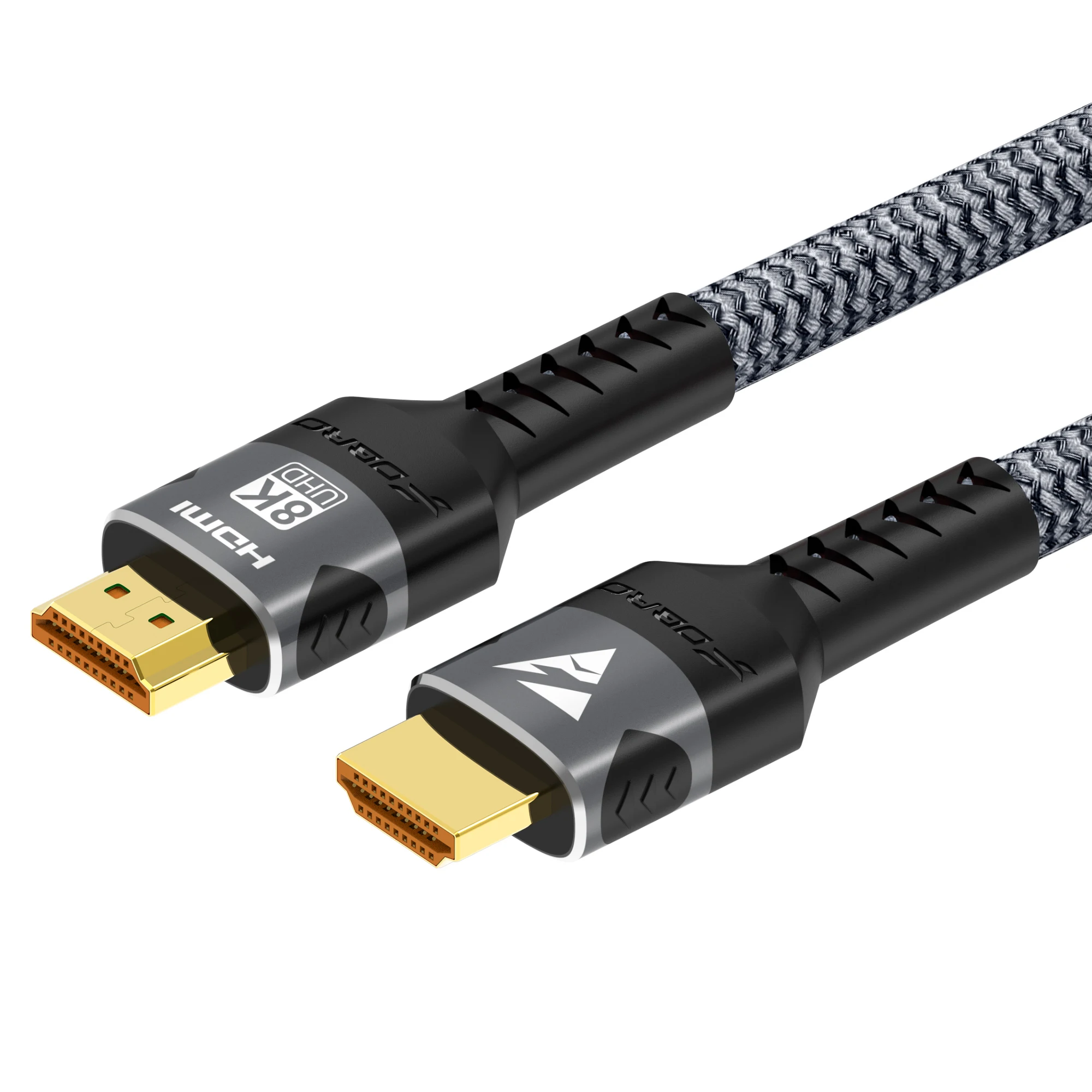 Cavo HDMI 8K HDMI 2.1 48gbps 10FT/3M, HDMI intrecciato ad alta velocità Cord-8K @ 60Hz 4K @ 120Hz DTS:X, HDCP 2.2 e 2.3, HDR 10 per Laptop/PS5