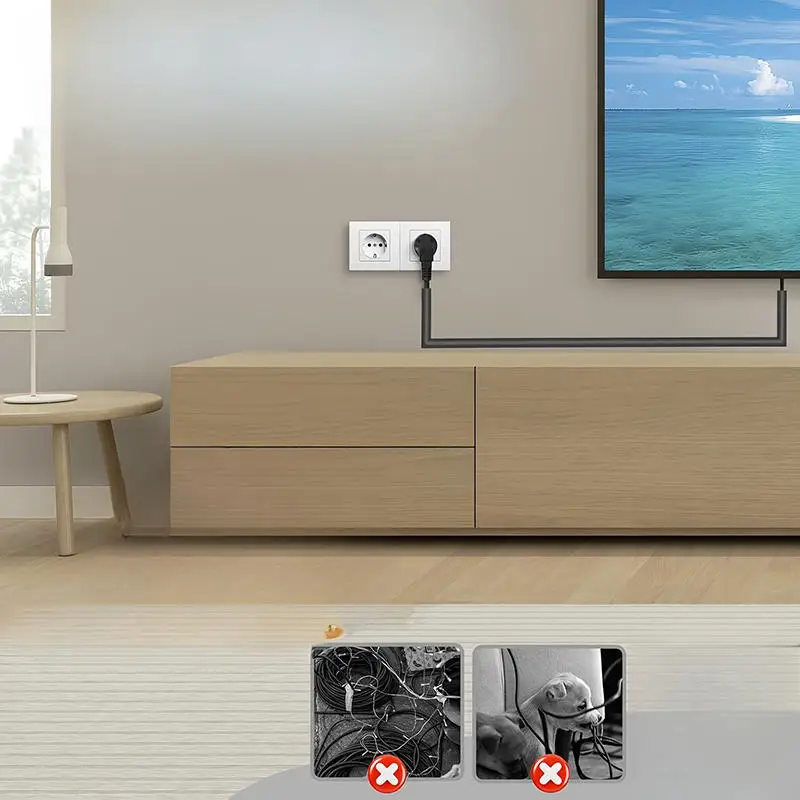 Bild 4: 2M/3M Arc Anti-Extrusion Boden Kabel Abdeckung Selbstklebende Power Verlängerung Verdrahtung Kanal Kabel Protector Hause Draht Veranstalter