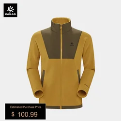 KAILAS Fleece Jackets for Unisex Autumn Winter Stand Collar Outdoor Sports Hiking Travel Jacket Windproof Camping Coat KG2332114