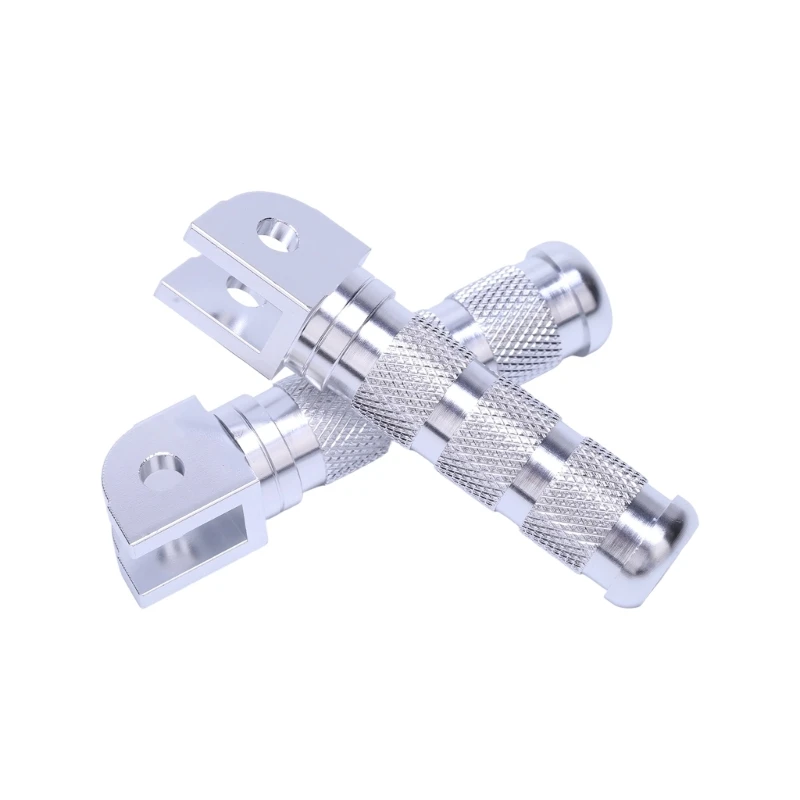 Textured Motorcycle Foot Pegs with Forked Mounting End Structure