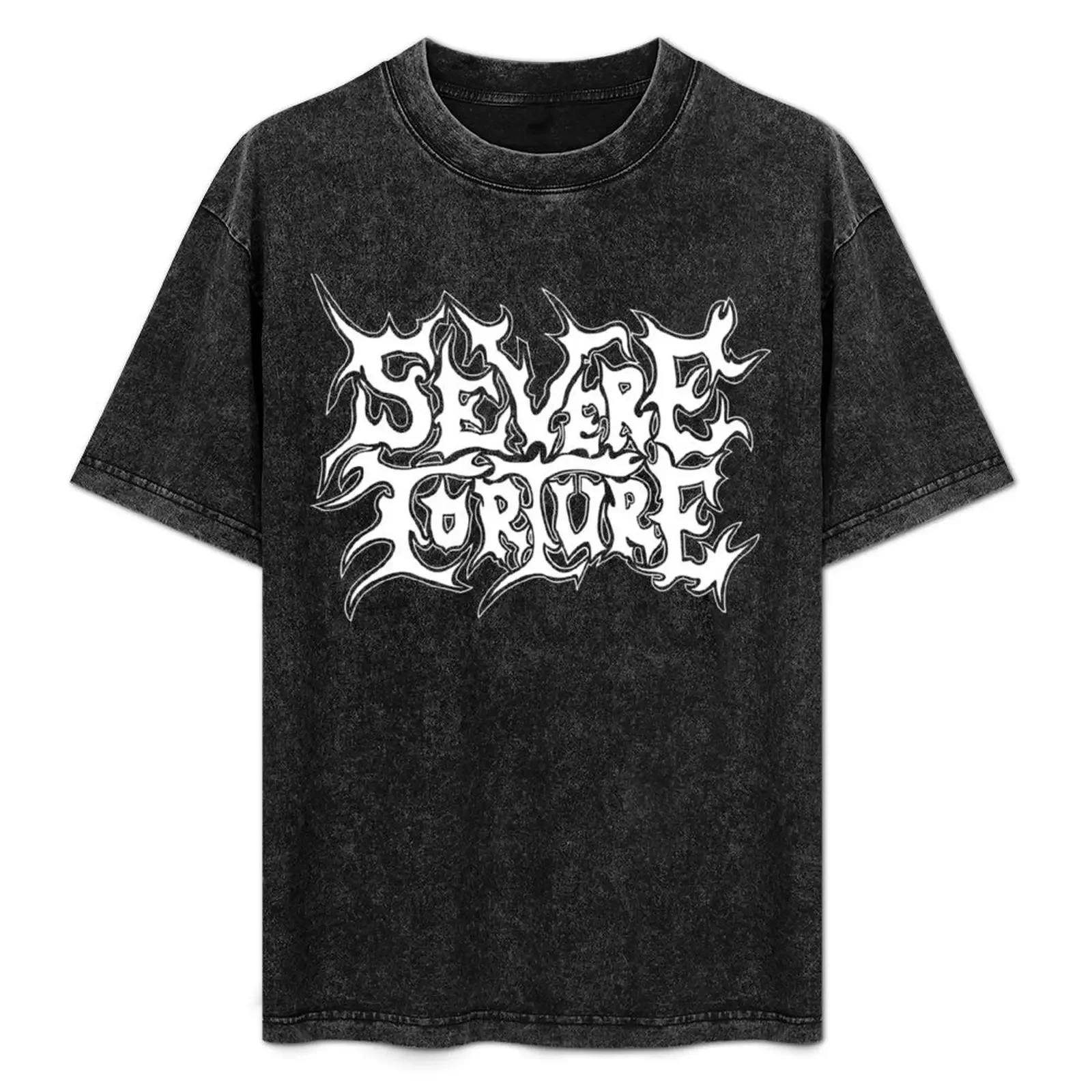 

Severe Torture (Transparent) White T-Shirt Funny t-shirt quick-drying oversized graphic tee vintage t shirt men