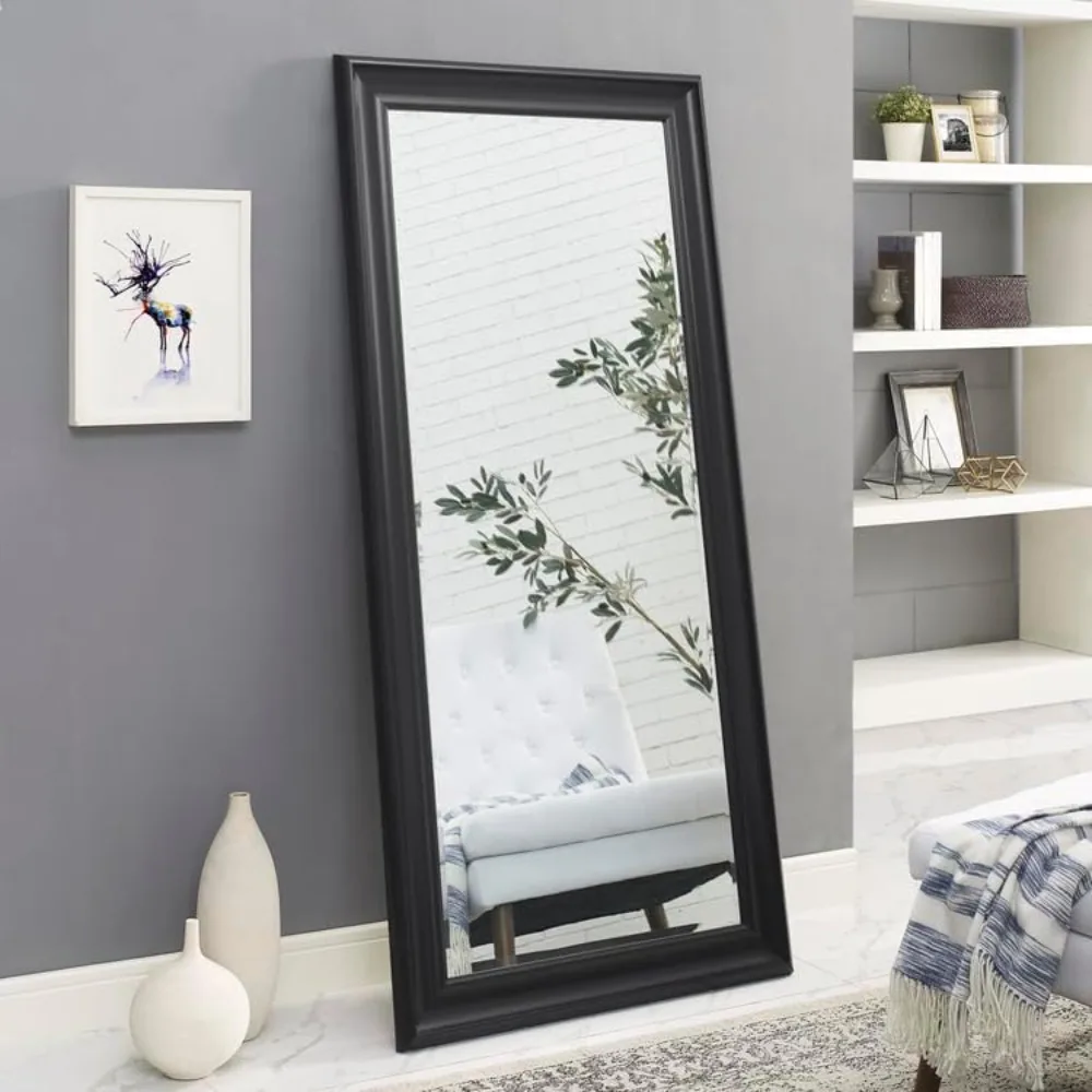 

Floor Length Mirror Full Length Mirror Standing Large Rectangle Mirror Full Body Long for Bedroom - 65"L x 31"W