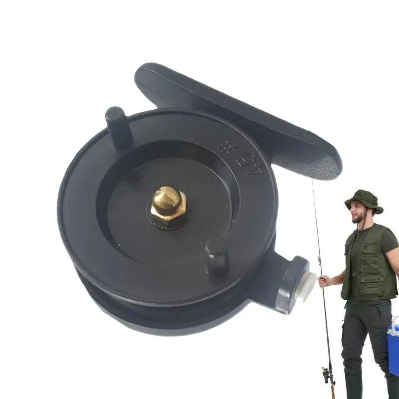 

Inline Ice Fishing Reel Winter Fishing Wheel Lightweight Compact Tackle Ultra Smooth Reel For Reservoirs Lakes Raft Fishing