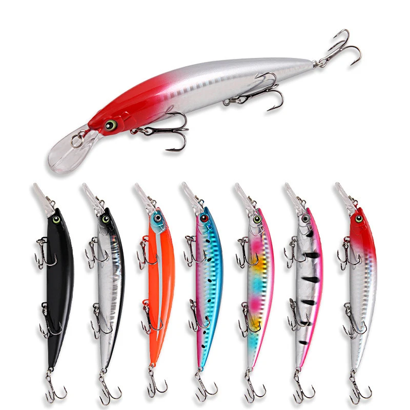 Batan Minow 13 cm-36g Jerkbait Balıkçılık Cazibesi Profesyonel Yerçekimi Denge Sistemi Döküm Derin Yem Krank Wobbler Pesca Swimbait