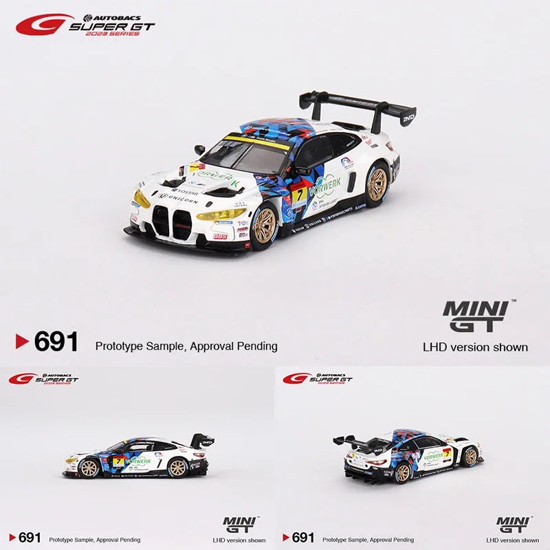 

In Stock MINIGT 691 1:64 M4 7# Studie Diecast Car Model Toys