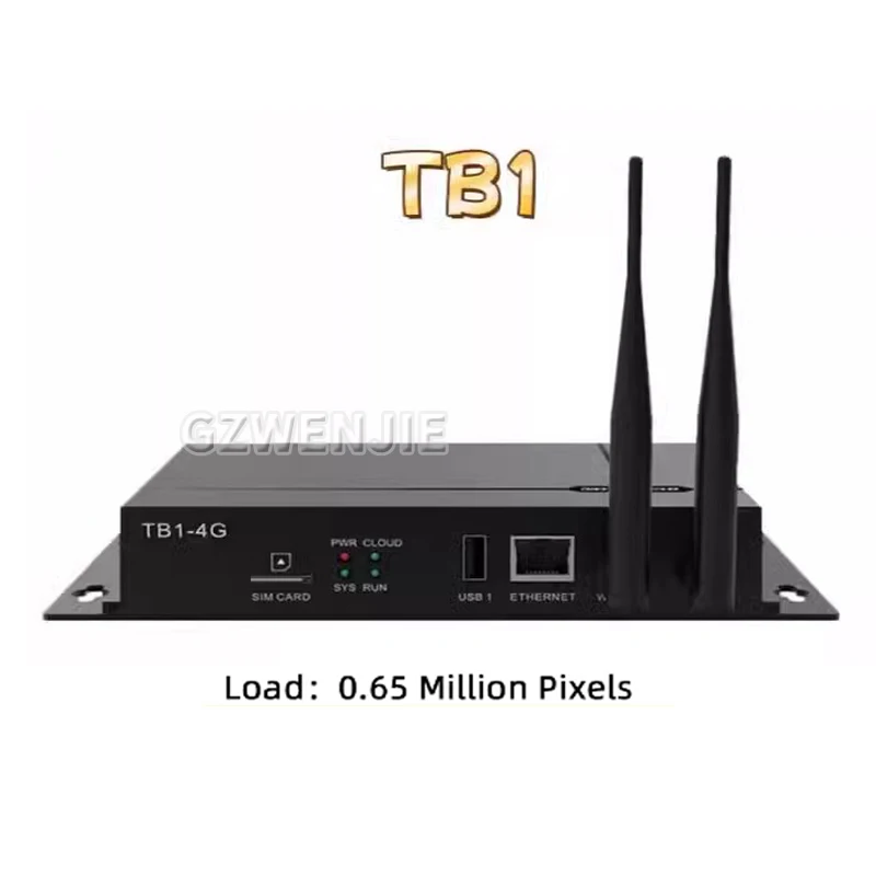 TB2 Multimedia Playback Box USB Port WiFi Controller HUB75 Full Color Module LED Display Screen Video Processor