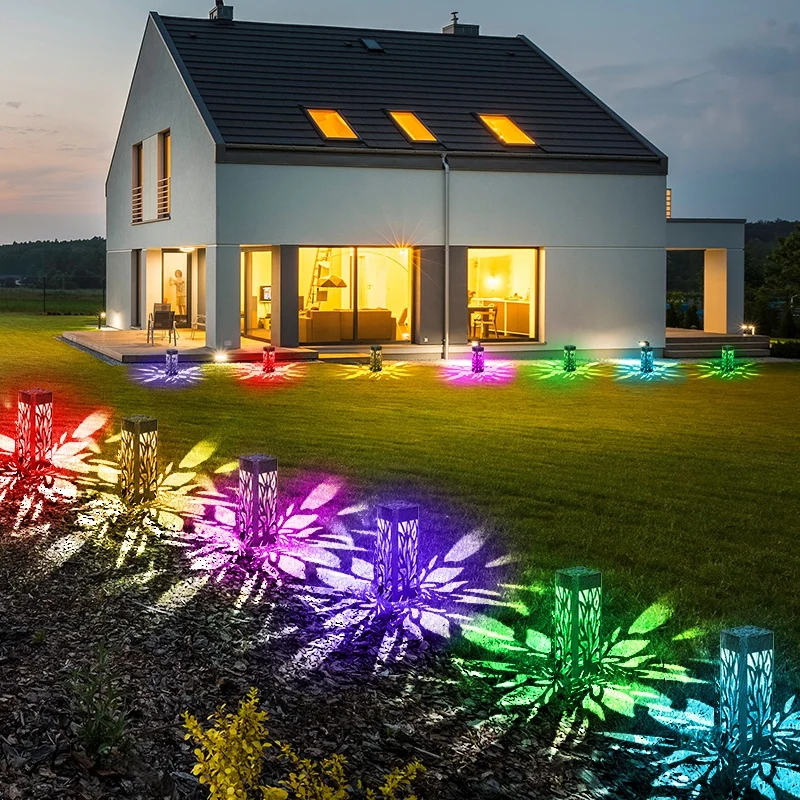 Solar Lichter Im Freien mit Solar Panel Pathway Lichter IP65 Wasserdicht Garten Lichter Auto AUF/Off für Landschaft Pathway Patio decor